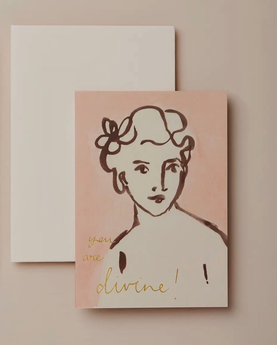 Portrait 'You Are Divine' Card