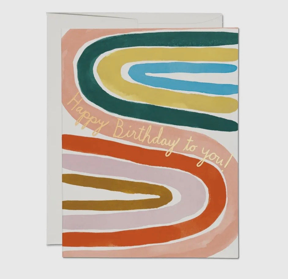 Perfect Rainbow Birthday Greeting Card