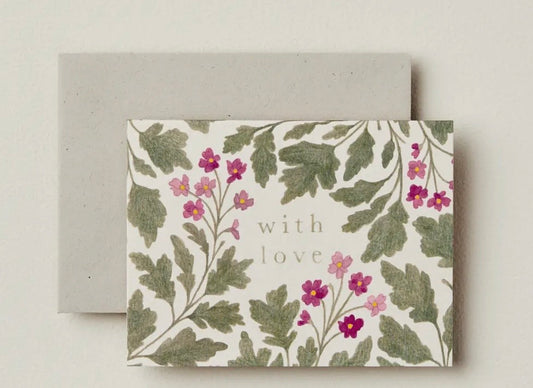 Flora 'With Love' Mini Card