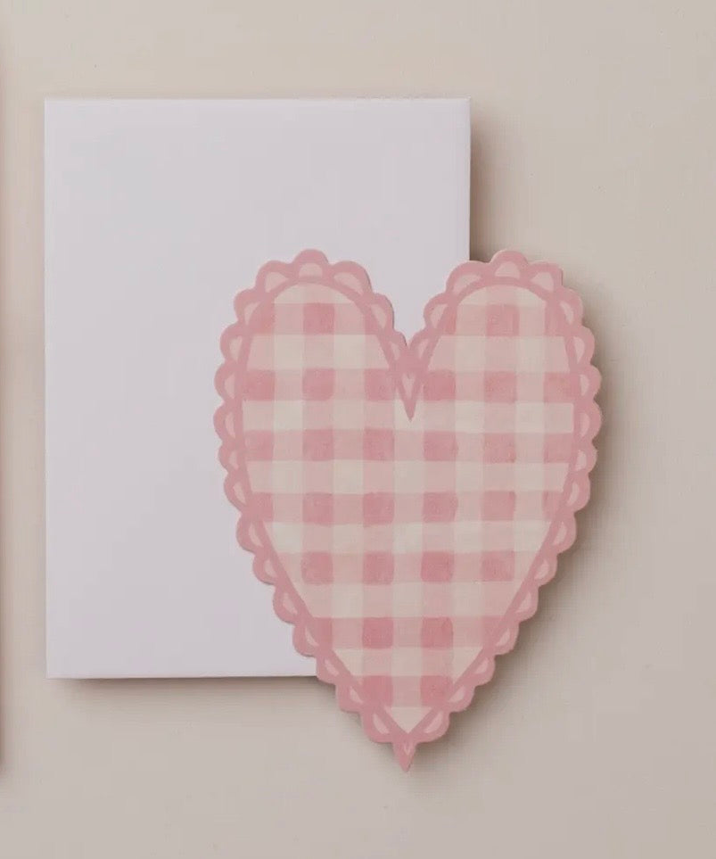 Pink Heart Mini Card