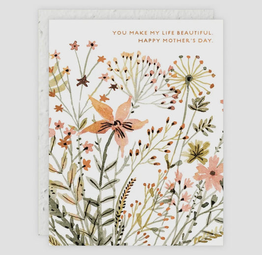 Wildflowers - Mother's Day Card