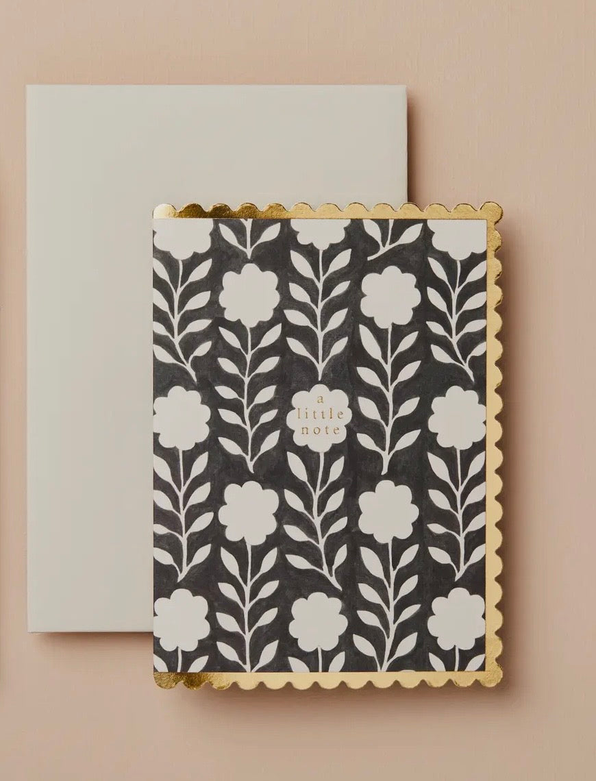 Ink Flora 'A Little Note' Card