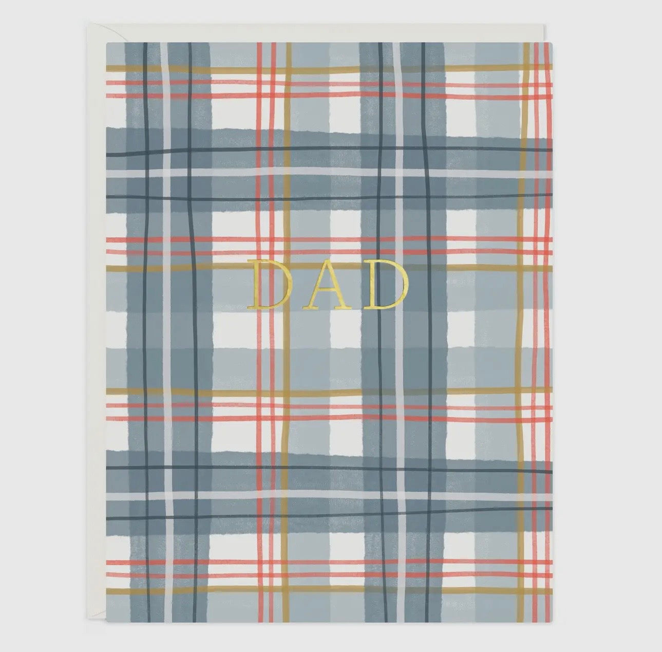 Dad Plaid Card