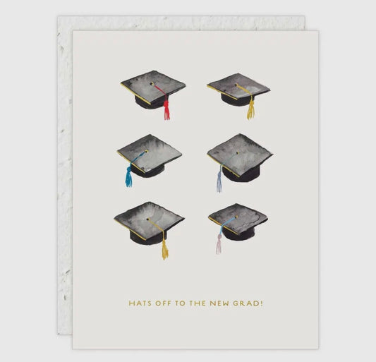 Hats Off - Graduation Card