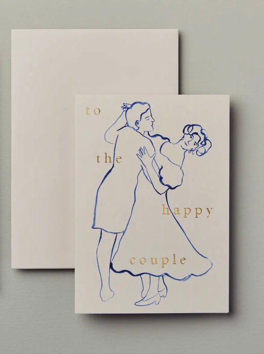 Figures 'to the Happy Couple' Card